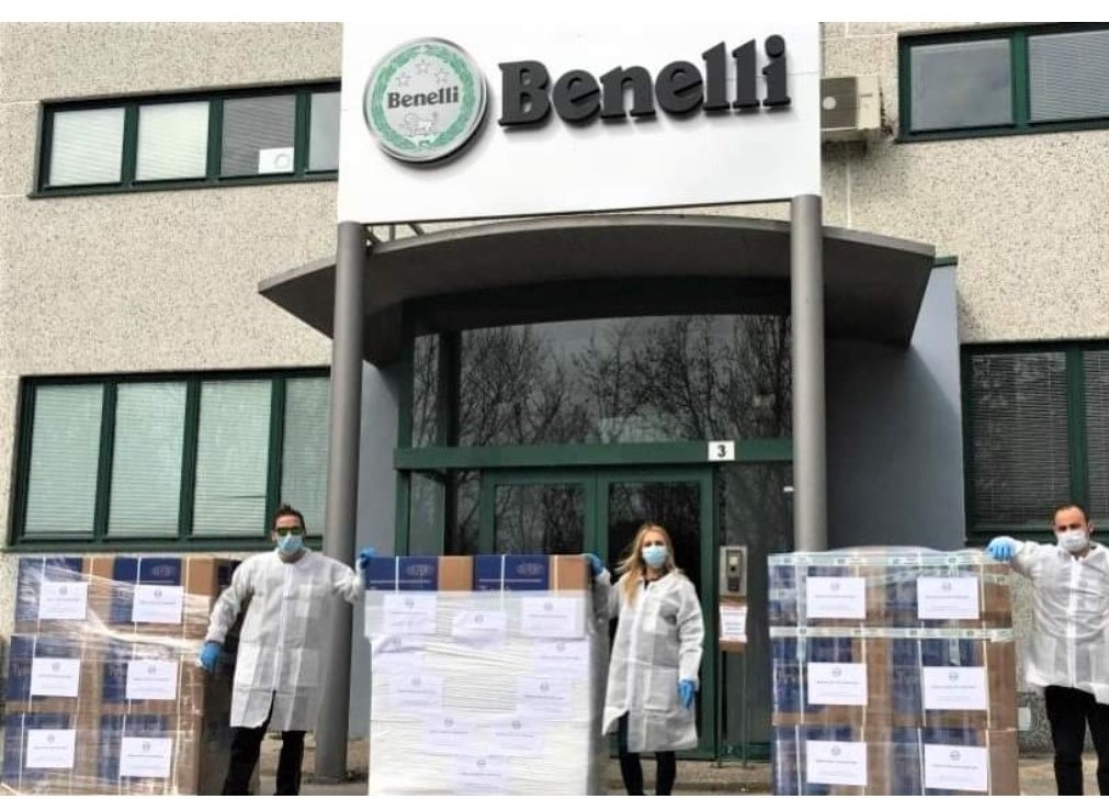 BENELLI DONA VENTILATORI POLMONARI PER L’EMERGENZA COVID-19